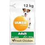 IAMS Complete Dry Dog Food for Adult 1+ Small and Medium Breeds with Chicken 12 kg