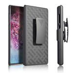 HIDAHE Samsung Note 10+ Plus Holster Case, Note 10+ Plus Case for Men, Belt Clip Holster Case, Combo Case with Kickstand Rotating Belt Clip Super Slim Shell for Samsung Note 10+ Plus Phone (2019)