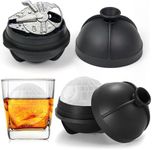 NICITY 2 Packs Death Star Ice Cube Mold with Millennium Falcon Bottle Opener，3D Star Wars Ice Cube Mold for Whiskey, Bourbon, Cocktails.Funny Star Wars Gifts for Men Women Him Dad