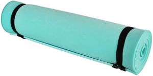 ADVENTURE PEAKS Waterproof EVA Camping Mat Extra Thick 0.6 CM Lightweight EVA Foam Yoga Sleeping Ground Roll Mat With Elastic Straps Ideal For Fishing Exercise Outdoor