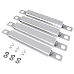 Utheer 6 3/8" Grill Crossover Channel Tube Replacement Parts for Charbroil, Kenmore, Master Chef and Other Gas Grills Carryover Tube (4 Pack)