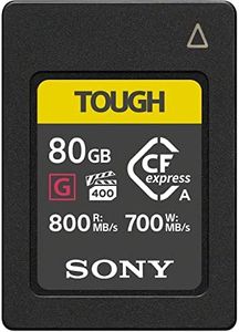 Sony CEA-G Series CFexpress Type A Memory Card (80GB), Black