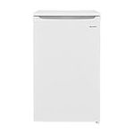 Sharp SJ-UE080M4W-EN Undercounter Fridge, with Icebox, E Rated, 48 cm, White