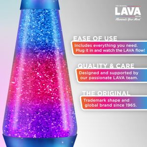 Lava Lamp Northern Lights 14.5" – Colorful Retro Table Light