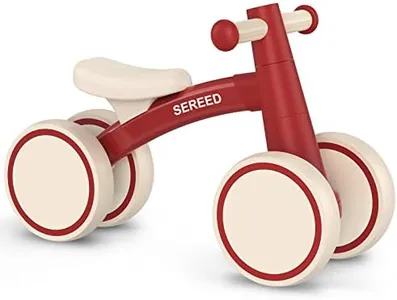 SEREED Balance Bike for 1 Year Old, 10 inches Aluminum Frame, Red (UD30), Baby's First Bike for Boys and Girls, Aiding Babies in Learning to Walk and Develop Balance