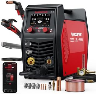 ARCCAPTAIN MIG205DP Pro Dual Pulse MIG Welder 205A 8-in-1 Aluminum Welding