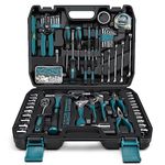 Sundpey Home Tool Kit 281-PCs - Portable Complete Basic Repair General Hand Tool Sets for Men Women - Full Tool Set with Socket Wrench Set & Screwdriver Set & Metric Hex Key & Pliers & Tool Box Case