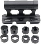 Bike Fork Mount, Upgraded Quick Release Thru Axle Bicycle Fork Rack Block with 4 Adapters for Car Trucks Vans SUV Motorcycle Transport and Storage,