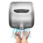 XLERATOR XL-SB Automatic High Speed Hand Dryer with Stainless steel Cover and 1.1 Noise Reduction Nozzle, 12.5 A, 110/120 V