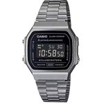 Casio A168WGG-1BVT Vintage Gunmetal Digital Watch