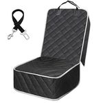 Pet Front Seat Cover for Cars, Dog Car Seat Cover, Waterproof Front Seat Protector with Side Flaps, Nonslip Front Seat Cover for Dogs Kids, Seat Cover Fits for Cars, Trucks, SUVs, Jeep