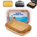 Air Fryer Liners for Ninja FG551/DG551/IG651/IG601 Foodi Smart XL Indoor Grill,100PCS Rectangular Air Fryer Parchment Paper Liners,Disposable Airfryer Liners,Baking Paper Air Fryer Accessories