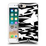 Head Case Designs Negative Space Shark Prints Hard Back Case Compatible With Apple iPhone 7/8 / SE 2020 & 2022