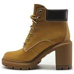 Timberland Womens Allington Heights 6 Inch Nubuck Wheat Boots 6 UK