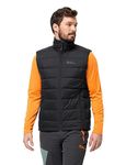 Jack Wolfskin Men's Ather Down Vest M, Black, L