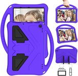 EabHulie Case for Amazon Fire HD 10/10 Plus 10.1" 11th Gen 2021, Kids Friendly Durable Lightweight Handle Stand Shockproof Protective Cover Purple