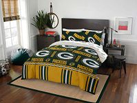 Northwest NFL Green Bay Packers Unisex-Adult Bed in a Bag Set, Full, Rotary Legacy