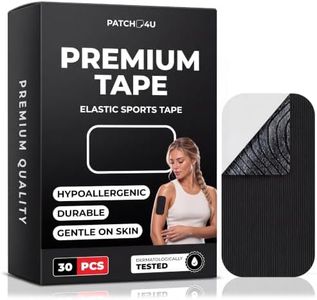 PATCH4U Premium Tape (30 Pack) - Pain Free Removal, Hypoallergenic