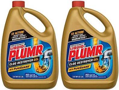 Liquid-Plumr Pro-Strength Full Clog Destroyer Plus PipeGuard (80 fl oz (Pack of 2))