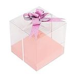 4"x4"x4" Clear Candy Apple Boxes Se