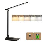 Rechargeable Lamp, 3600mAh Battery Powered Lamp, 10Brightness/5Colors/Memeroy Battery Lamp Desk Lamp+Timer,Rechargeable Table Lamp,Battery Operated Lamp,Battery Operated Lamps,LED Desk Lamp Desk Light