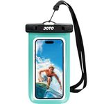 JOTO Universal Waterproof Pouch Case Cellphone IPX8 Dry Bag for iPhone 15 14 13 Plus Pro Max Mini, 12 11 Pro Max Xs Max XR X 8 7 6S Plus SE, Galaxy S20 S20+ S10 Plus Note, Pixel up to 7" -Green