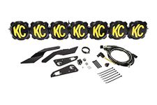 KC HiLiTES 91334 45" Pro6 Gravity LED - 7-Light - Light Bar System - 140W Combo Beam - for 17-23 Can-Am Maverick X3