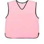 Sterling Sports® Football Bibs Adult Pack - Training Bibs for Kids & Adults, Mesh Sports Bibs Youth, Netball Bibs & Football Training Equipment| training bibs adult Pink Senior