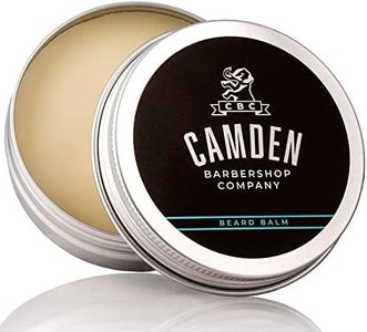 CAMDEN Balsamo barba original ● 100% Natural ● hecho en el reino unido ● Cera barba para acondicionar y suavizar el vello facial ● Acondicionador barba de aroma fresco para un cuidado natural ● 60ml