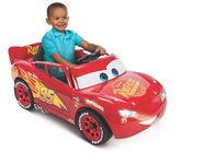 Huffy Disney Cars Lightning McQueen Electric Ride On Car - 6v Battery Powered Motorised Car Fun + Sounds + Lights, Red