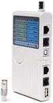 Universal Network Cable Tester Tool - BNC, RJ45, RJ11, USB 4-in-1 Wire Multi-Tester