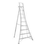 Henchman Tripod Ladder with 3 Adjustable Legs – Strong but Lightweight ladder for Homeowners, Builders & Landscapers - For Use On All Terrains - 8ft