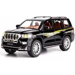 Metro Toys & Gift® Toyota Prado SUV 1:24 Scale Big Size Die-cast Model Alloy Metal Pull Back Toy car for Kids with Openable Doors & Light, Music Toy Vehicle for Kids 【Colors as Per Stock】