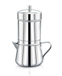 Expresso Stainless Steel South Indian Filter Coffee Maker, Tea Pot/Coffee Kettle (200 Ml)