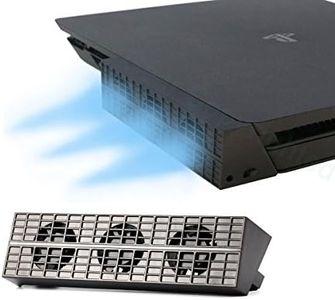 ElecGear PS4 Slim Refroidisseur Ventilateur, Turbo Cooling Fan Cooler, Ventilateur de Refroidissement USB Externe de Auto Contrôle de la Température pour PlayStation 4 Slim CUH-2xxx