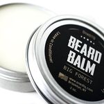 Big Forest Beard Balm - Beard Butter For Men 2 OZ - Blend of Premium Organic Oils & Shea Butter - Light Hold - Great for Grooming Facial Hair of All Lengths & Styles