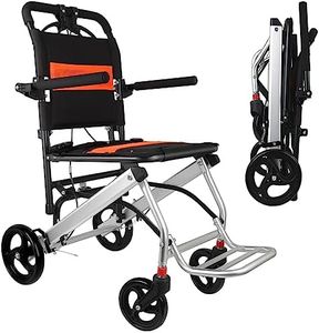 Tripaide Foldable Wheelchairs for Adults Lightweight Weight Only 16lbs, Transport Travel Wheelchairs for Seniors, Compact Portable Wheelchairs Support 220lbs