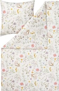 Estella Bettwäsche Marica Interlock-Jersey bunt Größe 135x200 cm (80x80 cm)