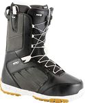 Nitro Snowboards Men's Anthem Tls 19' Leichter Snowboardschuh Snowboardboot mit Schnellschn黵system Allround style ride Softboot Warm Boots, Black/White, 28.5