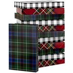 Hallmark Medium Gift Boxes with Lids (12 Shirt Boxes, 3 Designs: Buffalo Check, Red Plaid, Green Tartan) for Christmas, Holiday Parties, Hostess Gifts, Father's Day