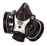 MSA Safety 808053 Comfo Classic Half-Mask Facepiece Respirator, Medium, Black