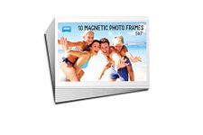 Shot2go Pack of 10 Magnetic Photo Frame Pockets 5x7 (Clear)