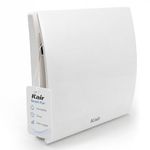 Kair 100mm Bathroom & Kitchen Extractor Fan with Humidistat Timer, Humidity Sensor, Pull Cord - Wall Ceiling Window Mount (Smart Fan Plus)