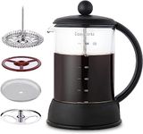 Easyworkz Eclipse French Press 800ml Coffee Tea Maker with Borosilicate Glass