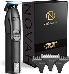 NOVAH Grooming Hair Trimmer, Cordless T Trimmer for Men, Professional Clippers for Barbers, 0 Gap T Outliner