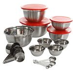 Gibson 21 pc Stainless Steel, Kitchen Prep Set