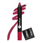 SUGAR Cosmetics Matte as Hell Crayon Lipsticks for Women | Lasts Up To 8+ Hours | Lip Crayon with Sharpener | 2.8gm - 22 Donna Pinciotti