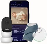 Owlet Dream Duo 2 Smart Baby Monitor - 1080p HD Video Baby Monitor with Dream Sock - Baby Foot Monitor and Sensor Tracks Heartbeat and Oxygen Levels in Infants and Newborns, Blue USA