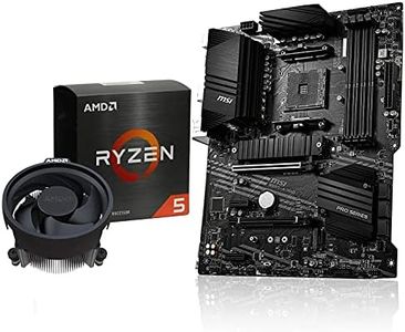 INLAND Micro Center AMD Ryzen 5 5600X Desktop Processor 6-core 12-Thread Up to 4.6GHz Unlocked with Wraith Stealth Cooler Bundle with MSI B550-A PRO AM4 DDR4 ATX Motherboard PCIe 4.0 M.2 USB 3.2 Gen 2