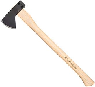 Cold Steel All-Purpose Axe with Hickory Handle, Great for Camping, Survival, Outdoors, Wood Cutting and Splitting, Hudson Bay Camp Axe, One Size